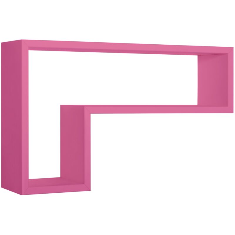 foto del prodotto mensola parete rettangolare fuxia scaffale salotto soggiorno camera lettera