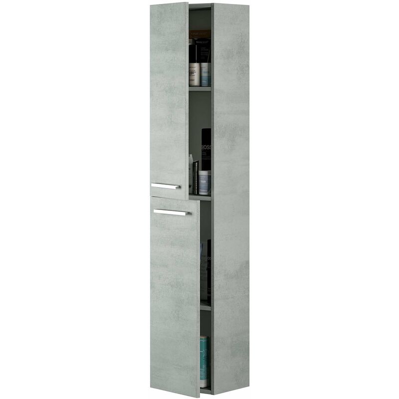 foto del prodotto colonna bagno aruba 2 ante 30x25x150h cm grigio cemento