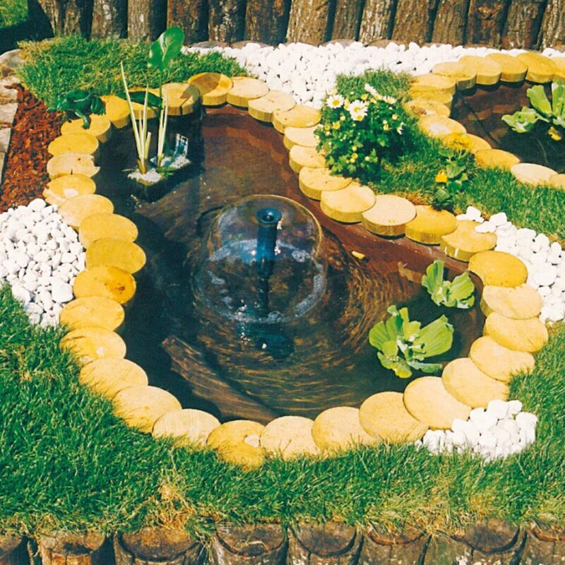 foto del prodotto laghetto da giardino green bracciano litri 220 dimensioni 136x100xh34 cm