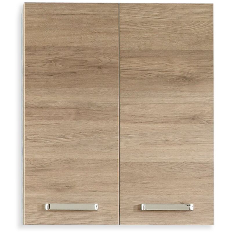 foto del prodotto 313 offenbach armadietto da parete in legno, riproduzione in rovere san remo, 60 x 70 x 20 cm pelipal