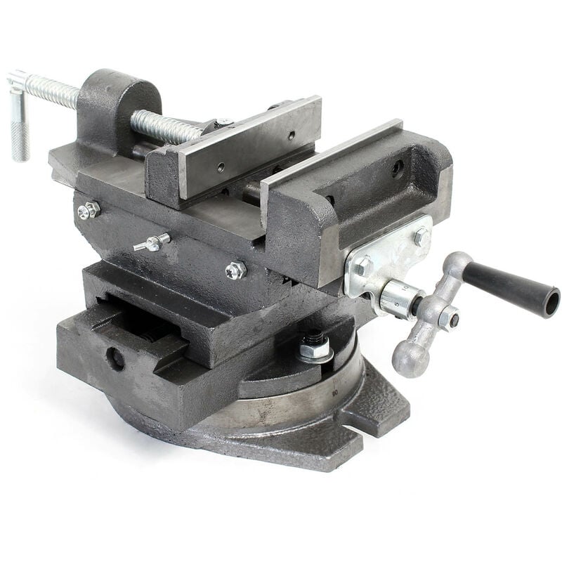 foto del prodotto wiltec morsa da banco per macchine con base girevole morsa di serraggio da officina 125mm