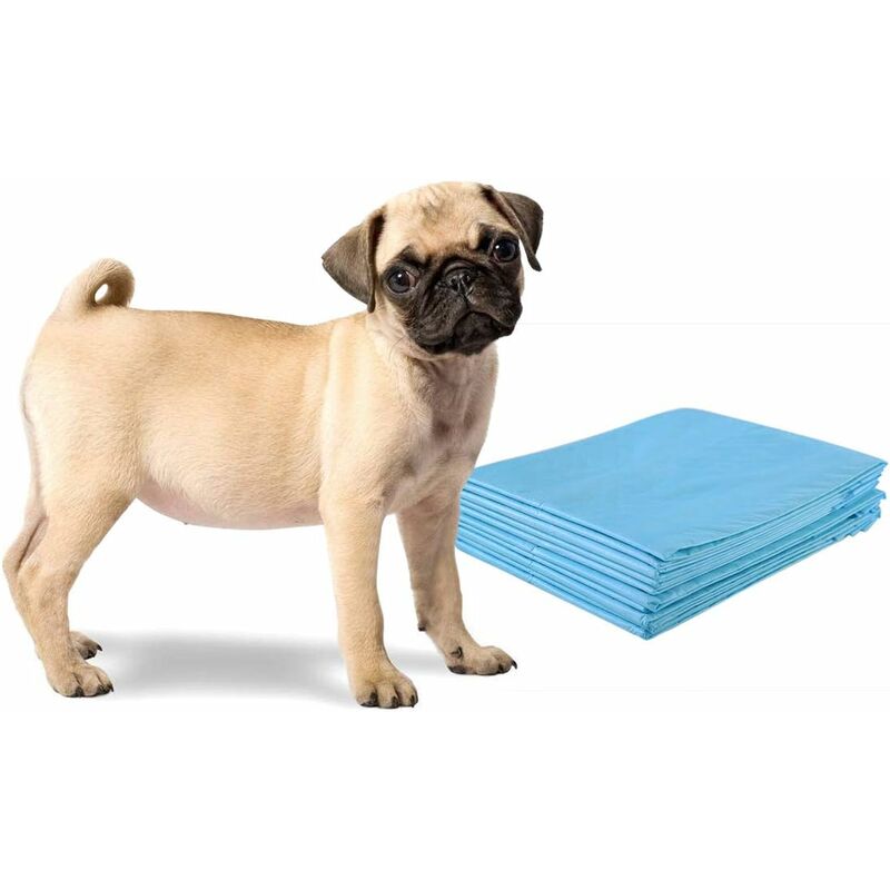 foto del prodotto tappetini igienici grandi per animali 200 pezzi, traverse animali a 5 strati, assorbe bene senza perdite 60x60cm costway