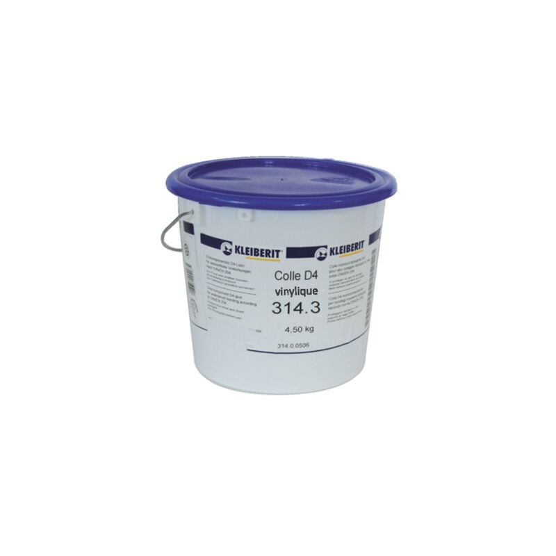 foto del prodotto 314.3 adesivo vinilico monocomponente d4 secchio da 4,5 kg 314.3.0567 kleiberit