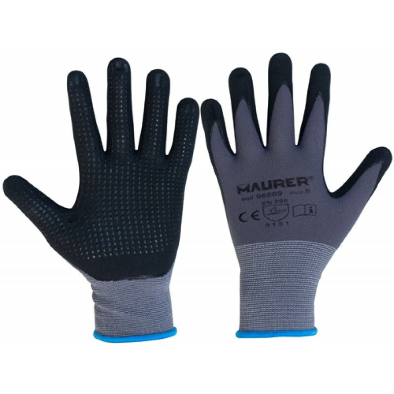 foto del prodotto guanti lavoro nitrile nitrodot tg.10 maurer cf. cavaliere