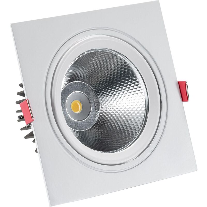 foto del prodotto ledkia faretto downlight led 15w quadrato madison foro 115 mm bianco naturale 4000k