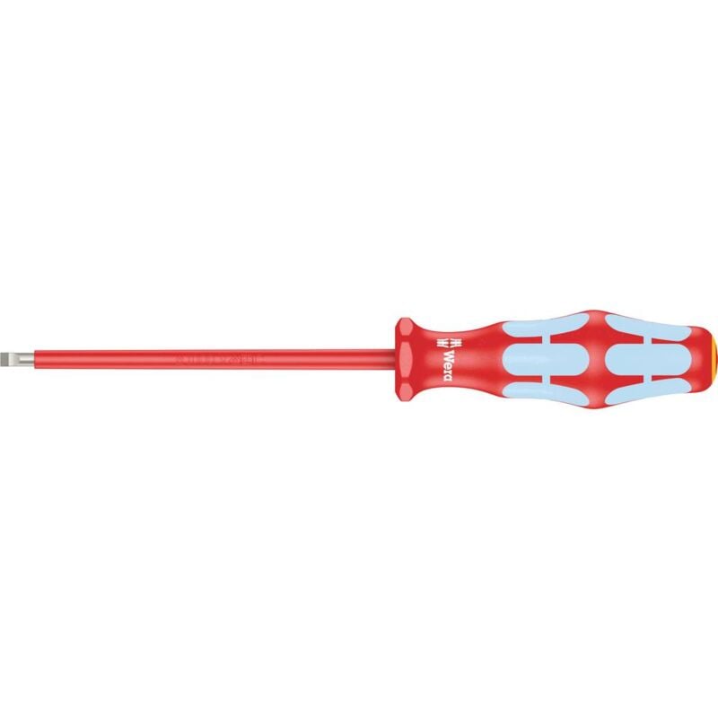 foto del prodotto 3160 i vde cacciavite a taglio larghezza della lama 3.5 mm lunghezza della lama 100 mm - wera