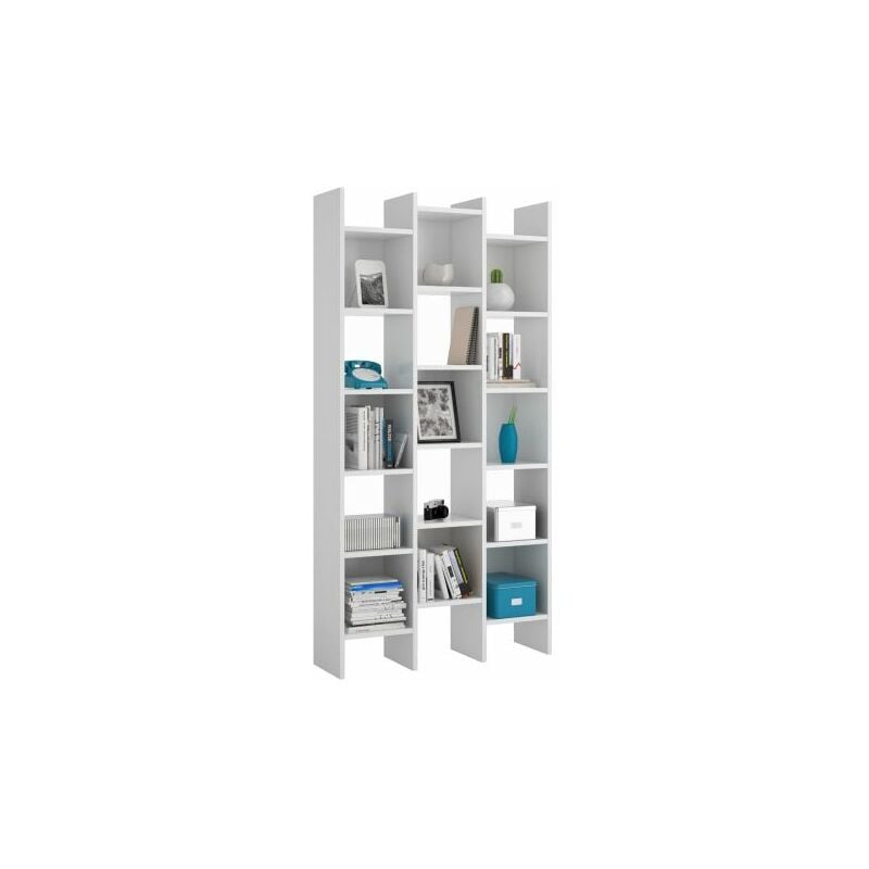 foto del prodotto kit libreria italian 96x25xh192 cm bianco