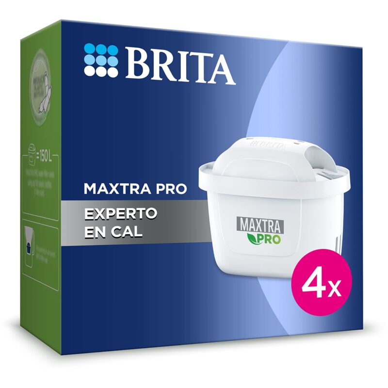 foto del prodotto 3179556 maxtra pro experto en cal filtro para jarra pack 4 unidades brita
