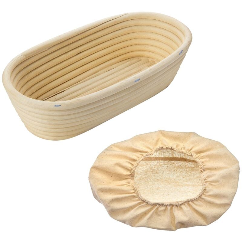 foto del prodotto 3204227b - set di 1 cubi per fermentazione, ovali + rivestimento, in canna/cotone, beige chiaro/beige - westmark