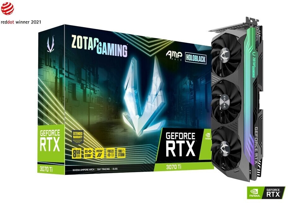 immagine 0 del prodotto zotac 10189 geforce rtx 3070ti amp holo 8gb gddr6x lhr no mining version