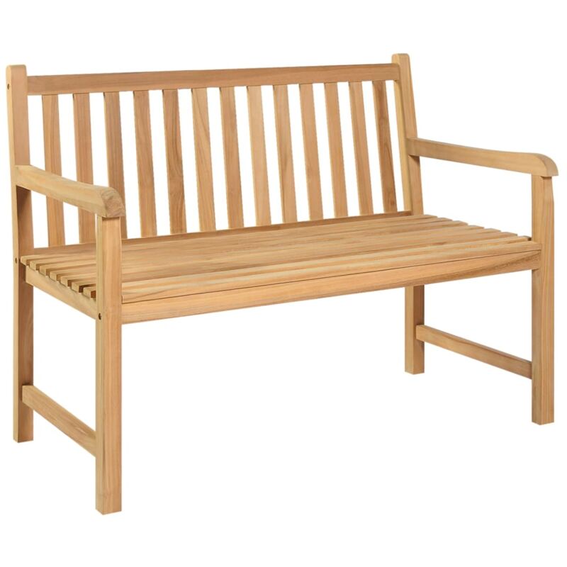 foto del prodotto vidaxl panchina da giardino 114 cm in legno massello di teak