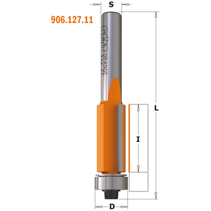 immagine 0 del prodotto 906.129.11 fresa x rifilare c cusc. hw z2 s 8 d 12.7x40x84 dx