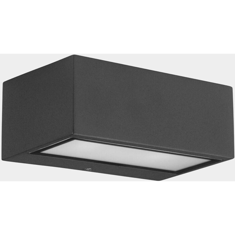 foto del prodotto aplique ip66 nemesis aluminium 90220mm e27 15w gris urbano