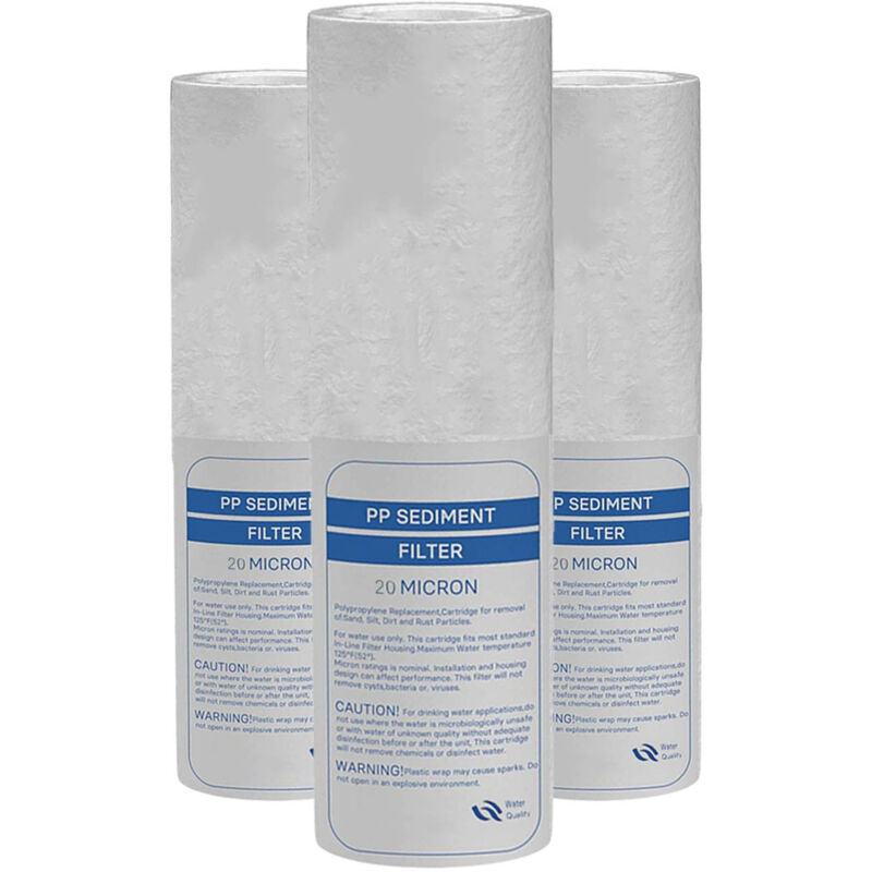 foto del prodotto ricarica 10 micron anti sedimento per filtro porta 9 3 4 10 pollici