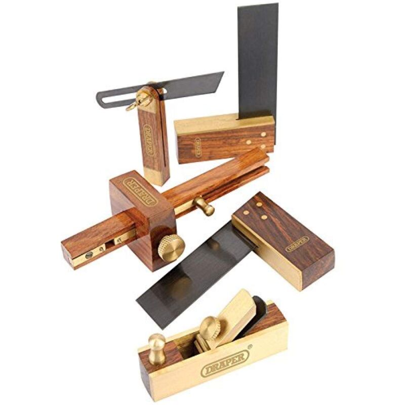 foto del prodotto 32272 mini set per falegnameria, 5 pezzi draper tools