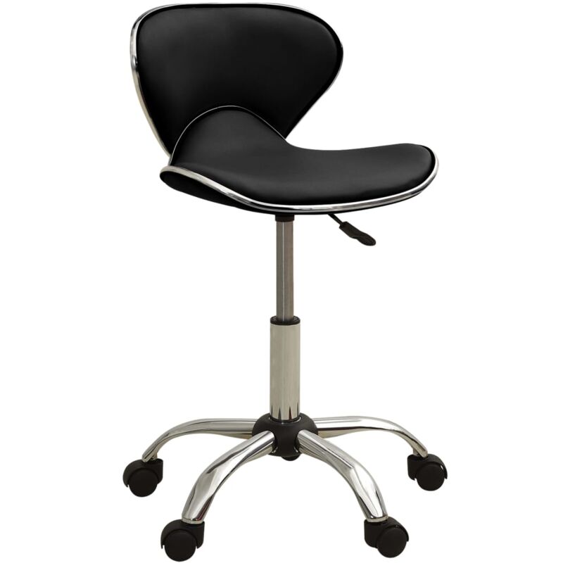 foto del prodotto 323674 vidaxl salon spa stool black faux leather