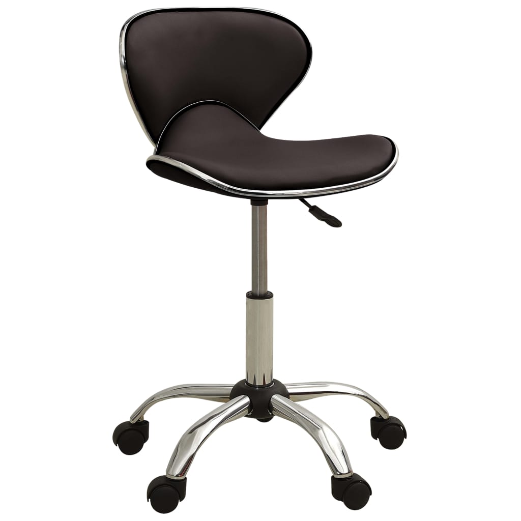 foto del prodotto 323676 salon spa stool brown faux leather cod mxl 57253