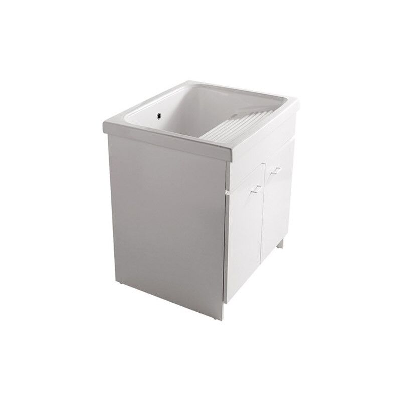 foto del prodotto galassia lavatoio osiride cm. 75x65xh39 in ceramica bianco di ceramica