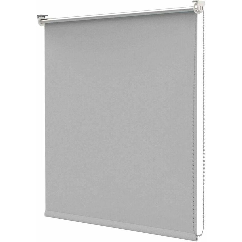 foto del prodotto tenda a rullo avvolgibile porta finestra casa ufficio parete soffitto grigio 200x180 cm