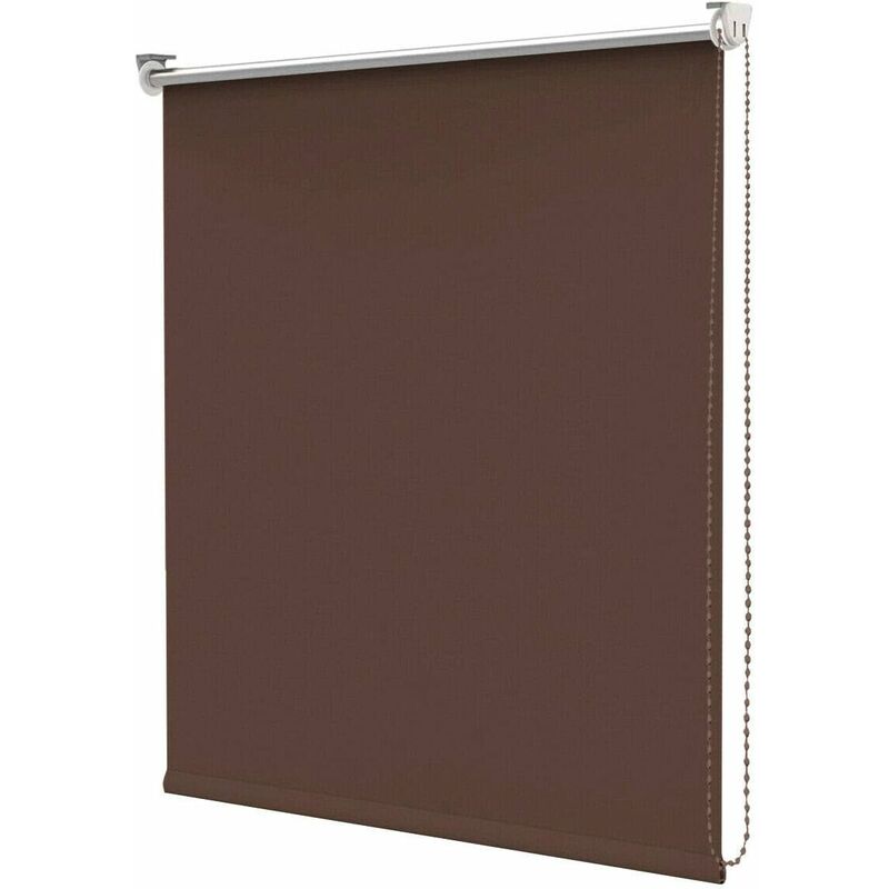 foto del prodotto emmevi mv s.p.a. tenda a rullo avvolgibile porta finestra casa ufficio parete soffitto marrone 80x180 cm