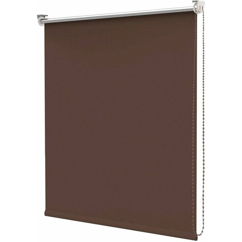 foto del prodotto emmevi mv s.p.a. tenda a rullo avvolgibile porta finestra casa ufficio parete soffitto marrone 60x180 cm