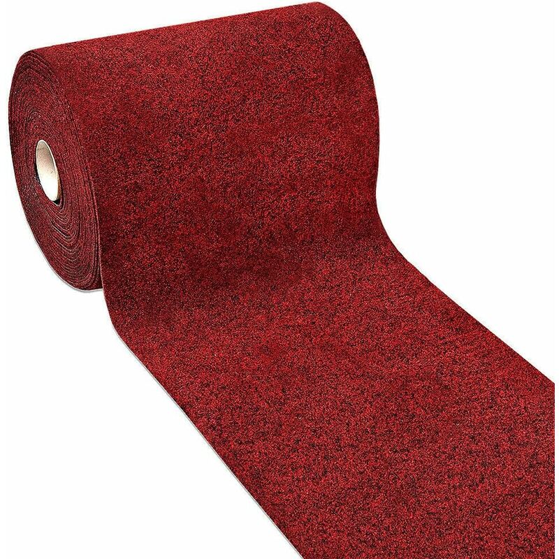 foto del prodotto passatoia al metro h50 cm su misura tappeto cucina moquette ingresso antiscivolo 100 made in italy bordeaux