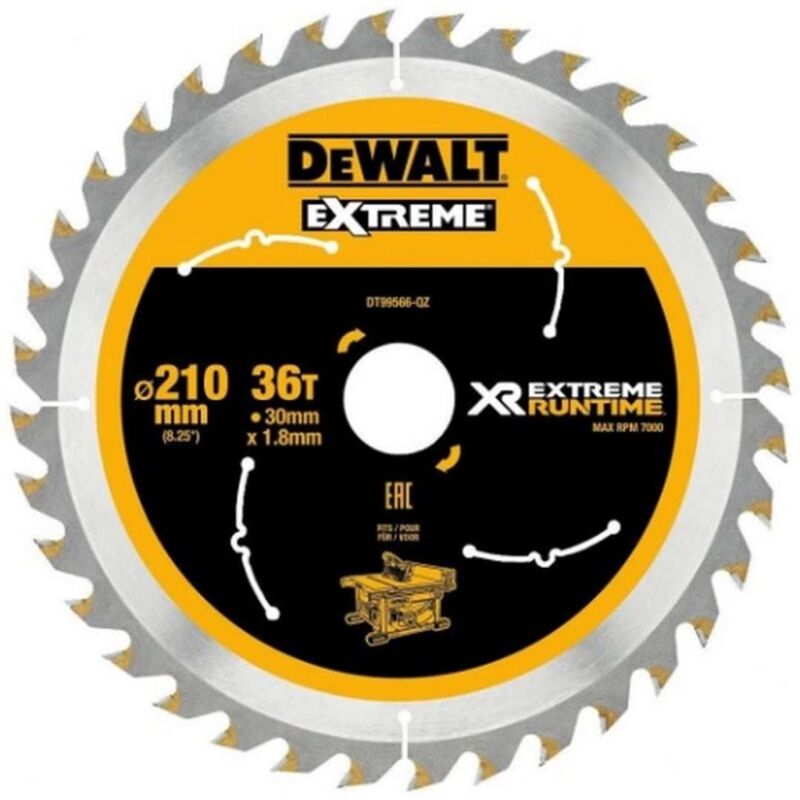 foto del prodotto banyo dewalt accessori disco da taglio per sega per legno 210x30 mm, 36 denti dt99566
