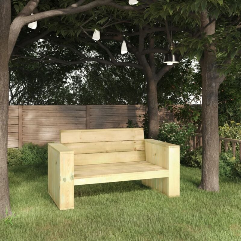 foto del prodotto vidaxl panchina da giardino 139 cm in legno di pino impregnato