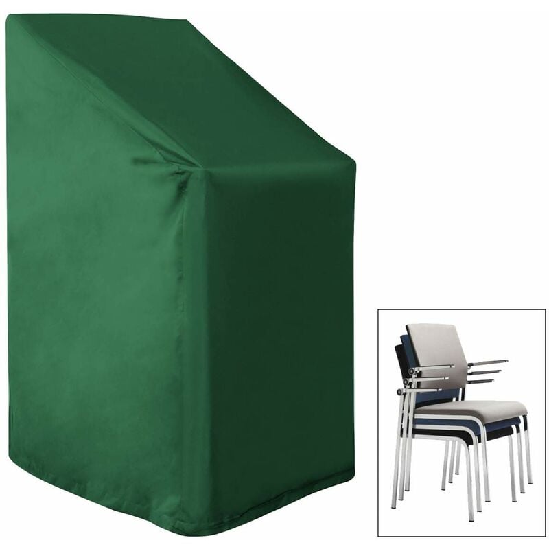 foto del prodotto copertura per mobili set arredo da giardino esterno pe 100g m verde 68x96x110 150 cm 140 175x135x105 cm woltu