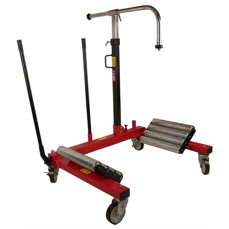 foto del prodotto carrello portaruota meccanico 1150mm a 2150mm per macchinari agricoli