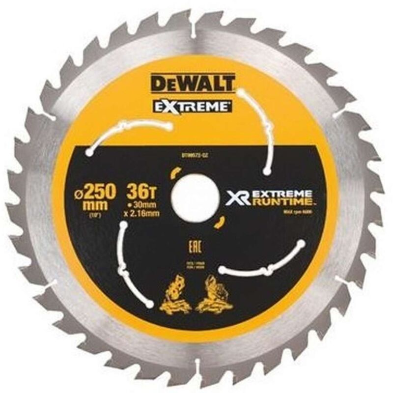 foto del prodotto dewalt accessori disco da taglio per sega per legno 250x30 mm, 36 denti dt99572