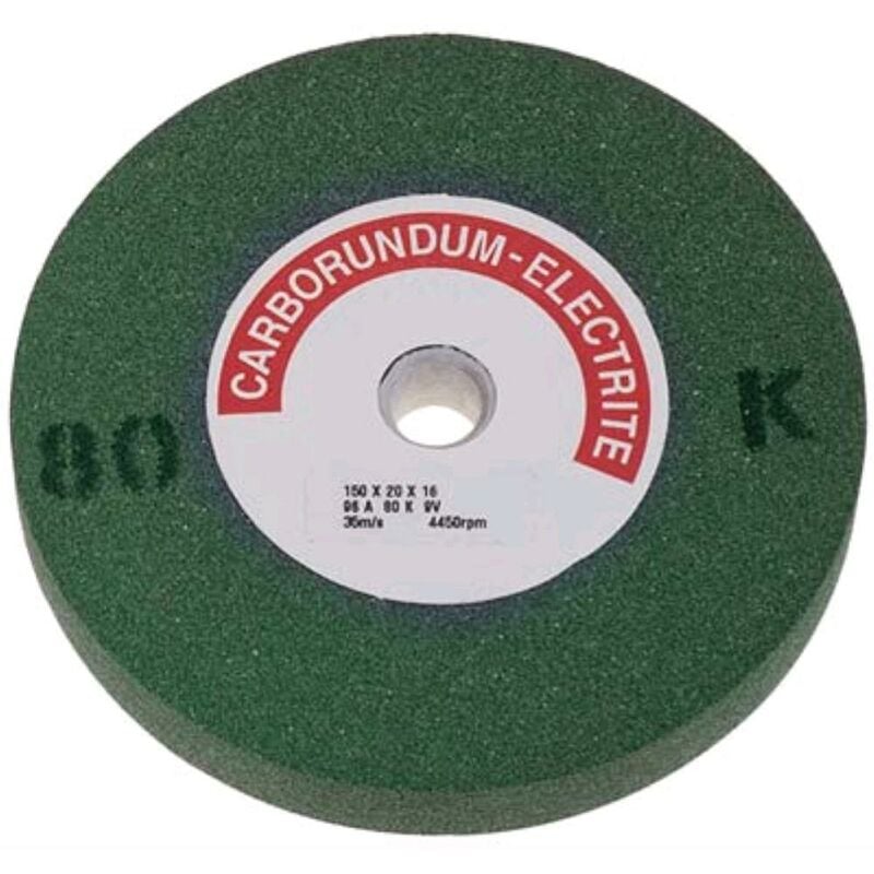 foto del prodotto mola abrasiva x sgrosso sintetica pg variante 2 g.80 mm 150 f.16 verde