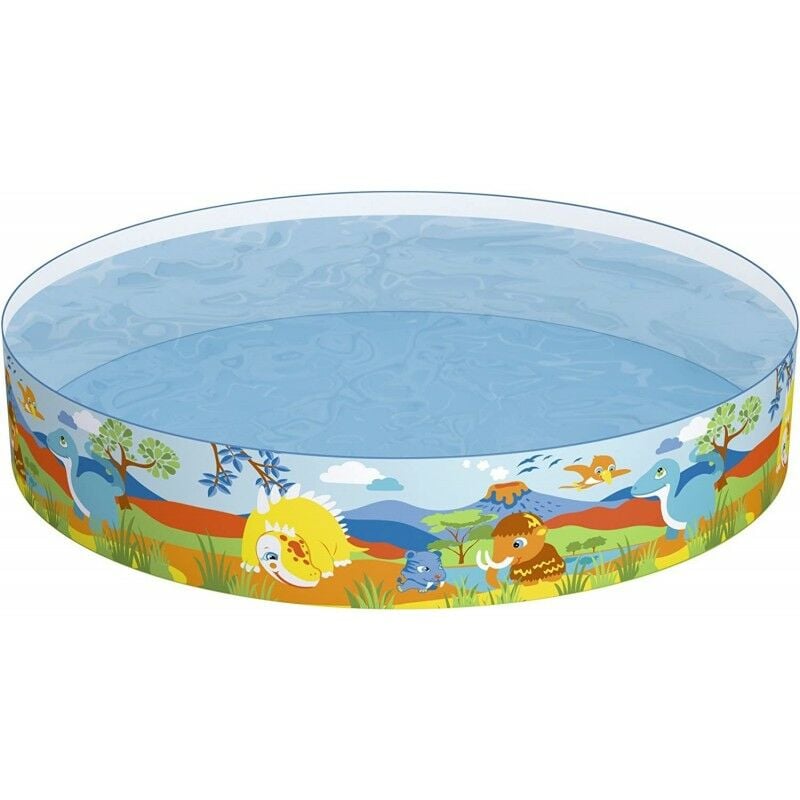 foto del prodotto piscina tonda rigida dinosauri 183 h 38 bestway bw55022