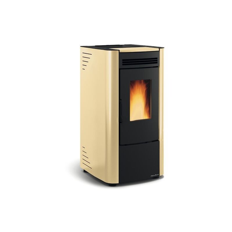 foto del prodotto stufa a pellet ketty evo 2.0 6,5 kw pergamena