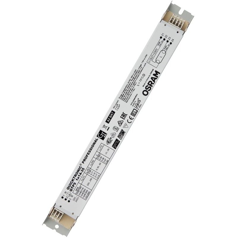 foto del prodotto 329035 alimentatore elettronico per tubi qtp5 t5 1x14-35 220-240 g2 - osram