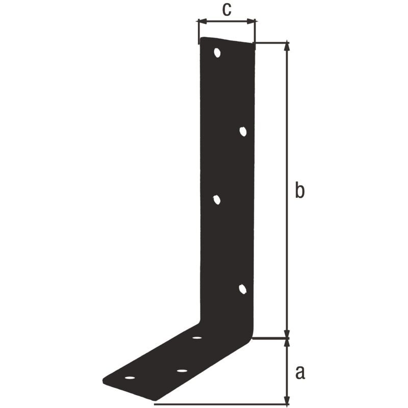 foto del prodotto 329532 nero rivestito in plastica 100 x 200 x 40 mm alberts