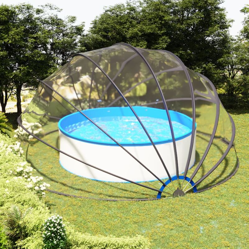 foto del prodotto vidaxl cupola per piscina 559x275 cm