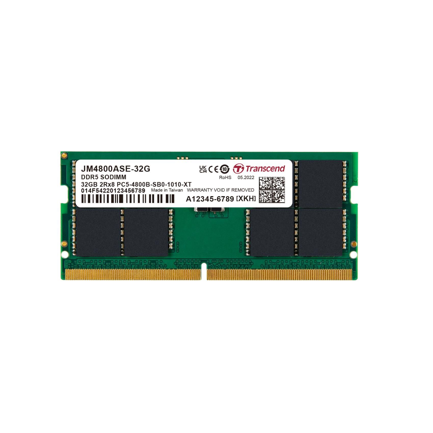 foto del prodotto 32gb jm ddr5 4800 so dimm 2rx8 2gx8
