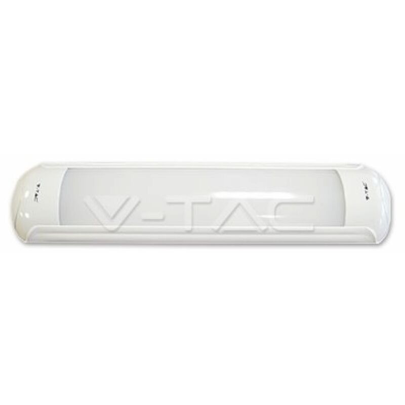 foto del prodotto tubo led plafoniera 16w lampadina 60cm v tac tubo led prismatico 16w 60cm 3000k luce calda