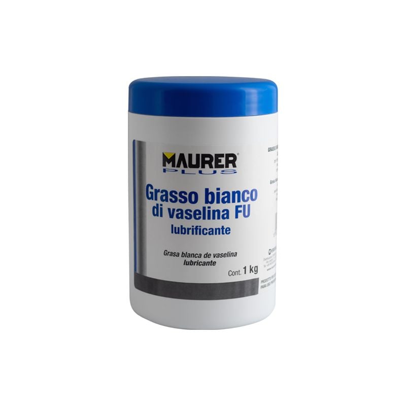 foto del prodotto grasso bianco di vasellina maurer plus 1kg professionale lubrificante