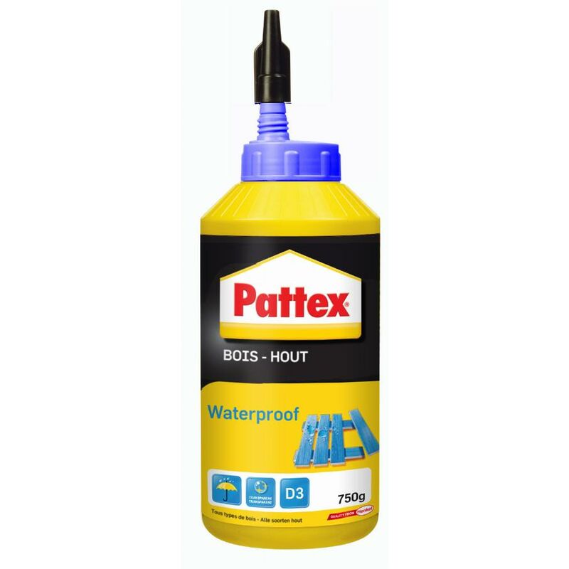 foto del prodotto pattex colla impermeabile per legno bavetta 750 g 1419269