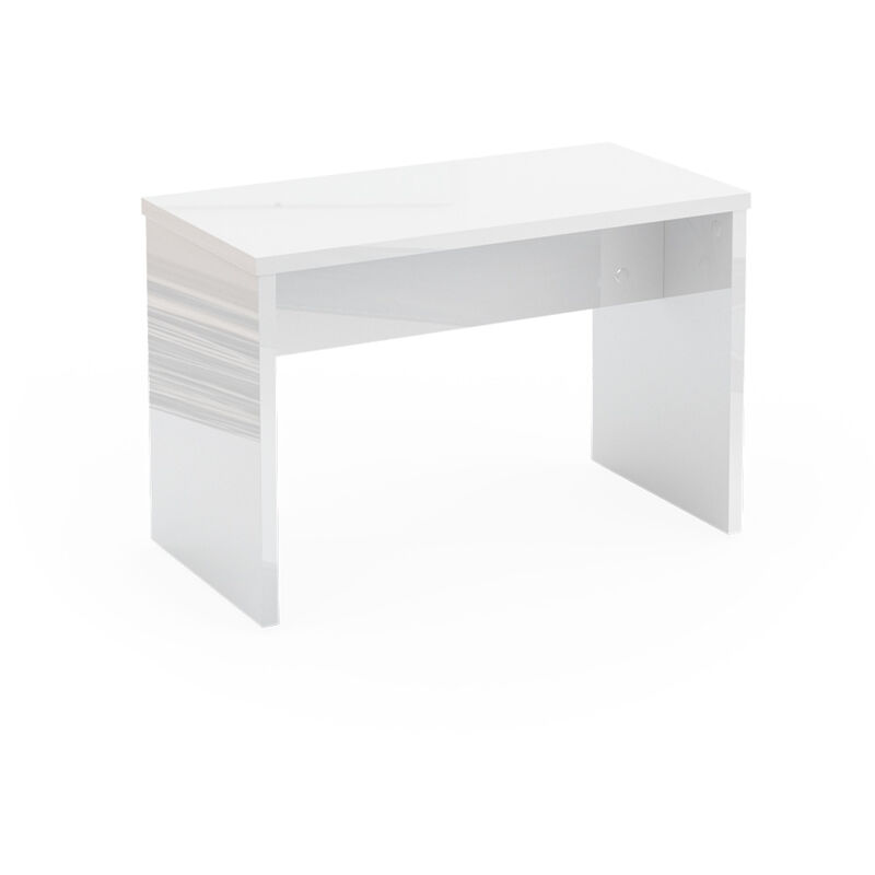 foto del prodotto vicco panca viola, bianco, 90 cm per tavolo da toeletta