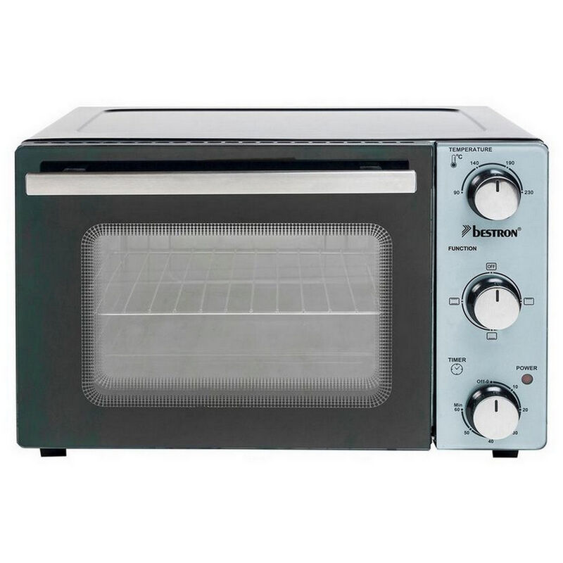 foto del prodotto forno grill 20 l 1300 w nero acciaio inox aov20 bestron