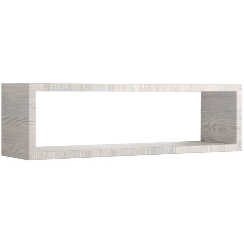 foto del prodotto mensola parete rettangolare rovere grigio scaffale salotto soggiorno camera regolo