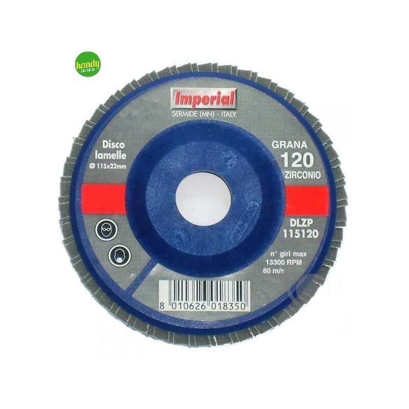foto del prodotto disco lamellare imperial 115mm grana 36
