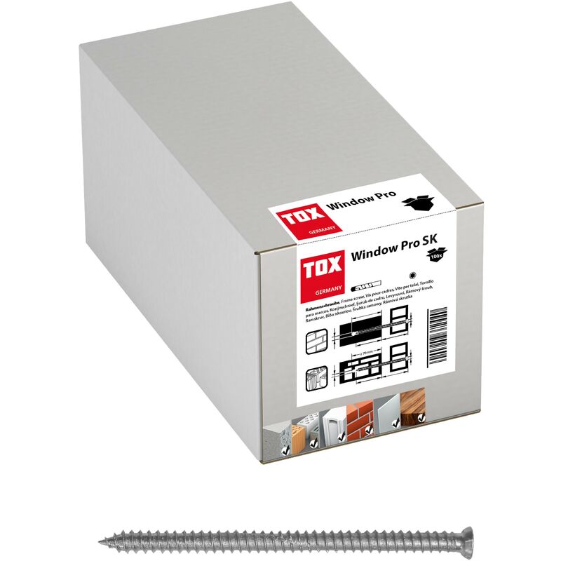 foto del prodotto vite per telaio finestra window pro sk 7,5x182mm