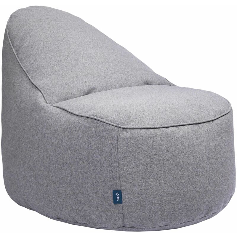 foto del prodotto loft 25 poltrona a sacco per soggiorno, poltrona a sacco con schienale alto per rilassarsi, poltrona a sacco per giochi 100x90x70 cm, pouf da