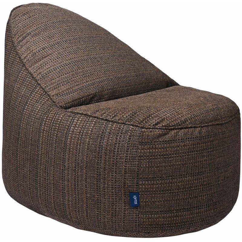 foto del prodotto loft 25 poltrona a sacco per soggiorno, poltrona a sacco con schienale alto per rilassarsi, poltrona a sacco per giochi 100x90x70 cm, pouf da