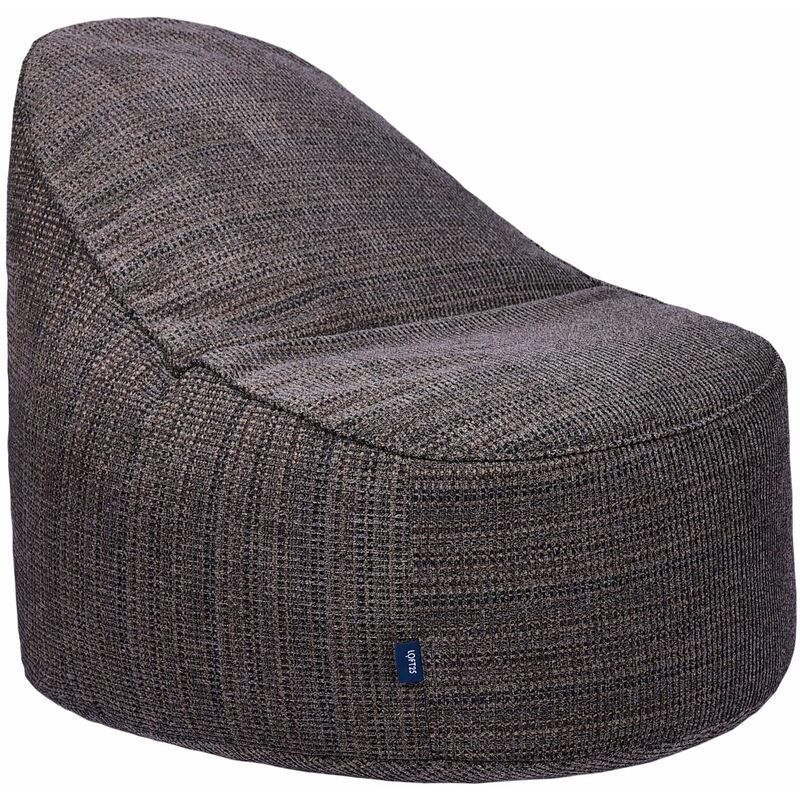 foto del prodotto loft 25 poltrona a sacco per soggiorno, poltrona a sacco con schienale alto per rilassarsi, poltrona a sacco per giochi 100x90x70 cm, pouf da