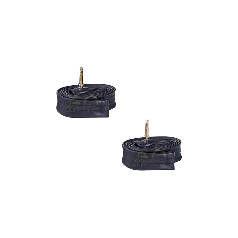 foto del prodotto 2 camere d aria 26 x 1.75 1.90 2.125 con valvola regina italia per city bike bici bicicletta mountain bike mtb ecovelo